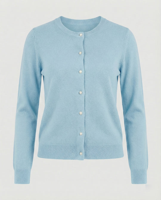 Damen Feinstrick Cardigan mit Knopfleiste und weichem Material EB