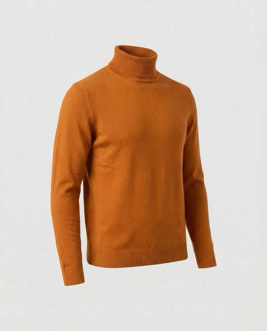 Herren Rollkragenpullover aus weichem Merinowolle EB