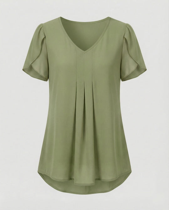 Tunika Bluse Damen mit Schmetterlingsärmeln