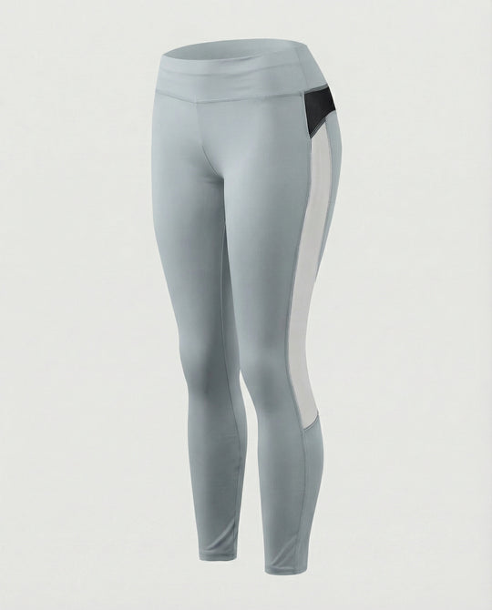 Damen Sport-Leggings mit atmungsaktivem Mesh-Einsatz EB