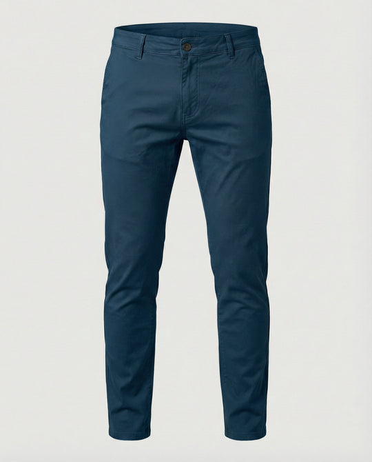 Herren Chinohose Slim Fit mit Elastikbund