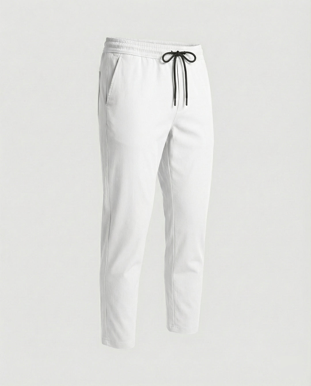 Herren leichte Freizeit-Hose mit verstellbarem Bund und modernen Seitentaschen EB