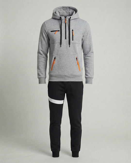 Herren sportliches Hoodie- und Jogginghosen-Set EB