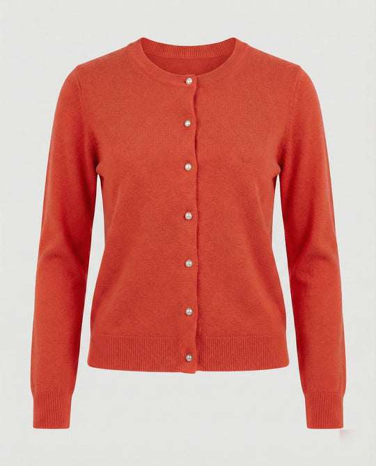 Damen Feinstrick Cardigan mit Knopfleiste und weichem Material EB