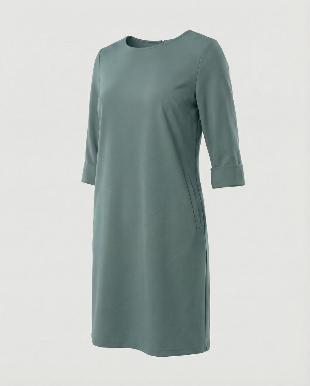 Damen Elegantes Etuikleid mit Langen Ärmeln | EB