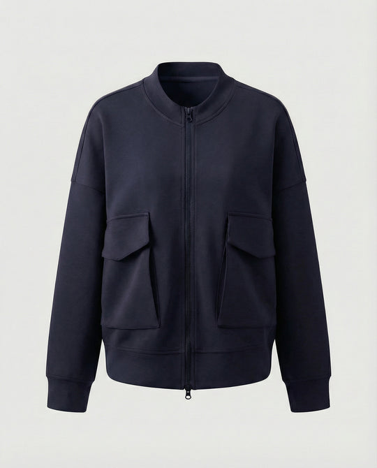 Damen Bomberjacke mit praktischen Taschen