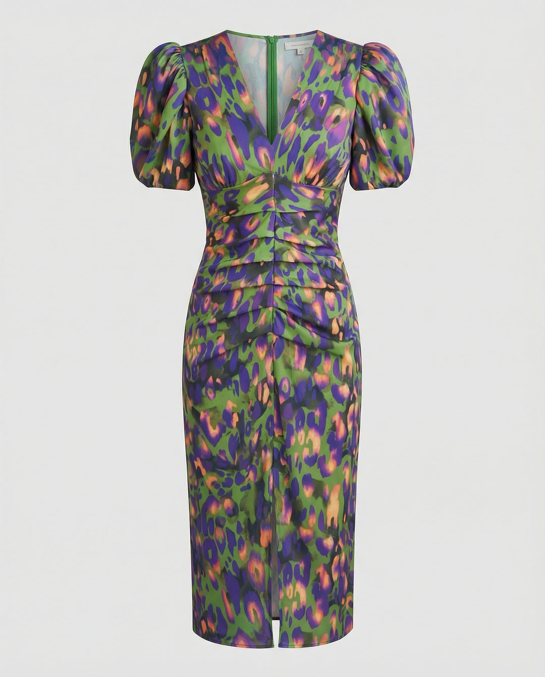 Damen Abendkleid mit voluminösen Puffärmeln EB