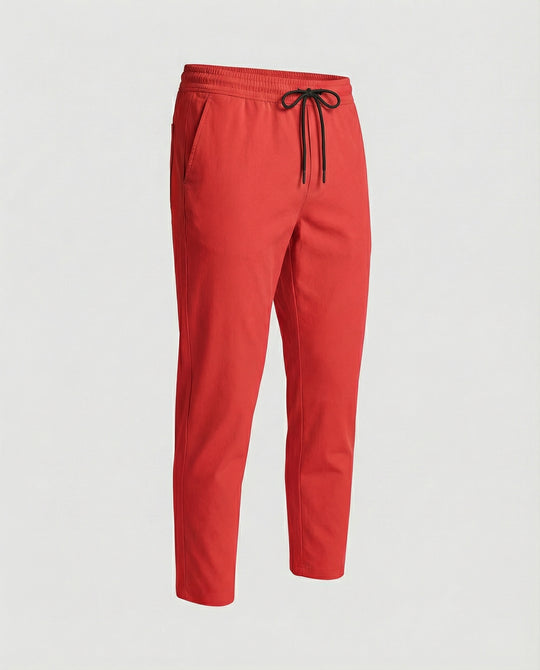 Herren leichte Freizeit-Hose mit verstellbarem Bund und modernen Seitentaschen EB