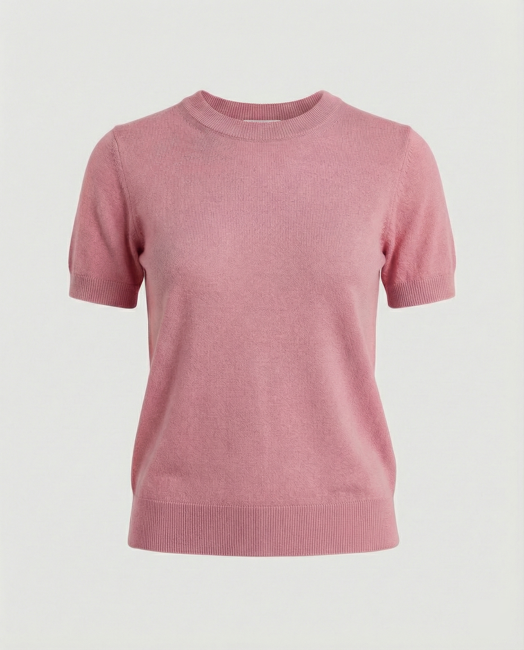 Damen Feinstrickpullover mit Kurzarmiger Silhouette und Weich Fließendem Material EB
