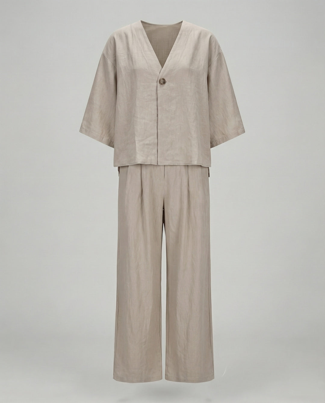 Zweiteiler Set Damen mit Oversized Bluse