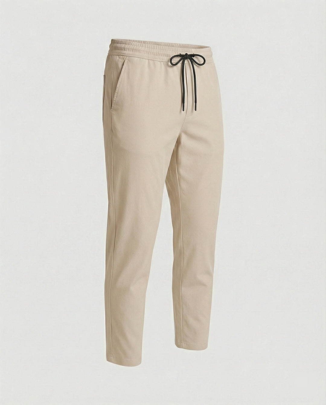 Herren leichte Freizeit-Hose mit verstellbarem Bund und modernen Seitentaschen EB