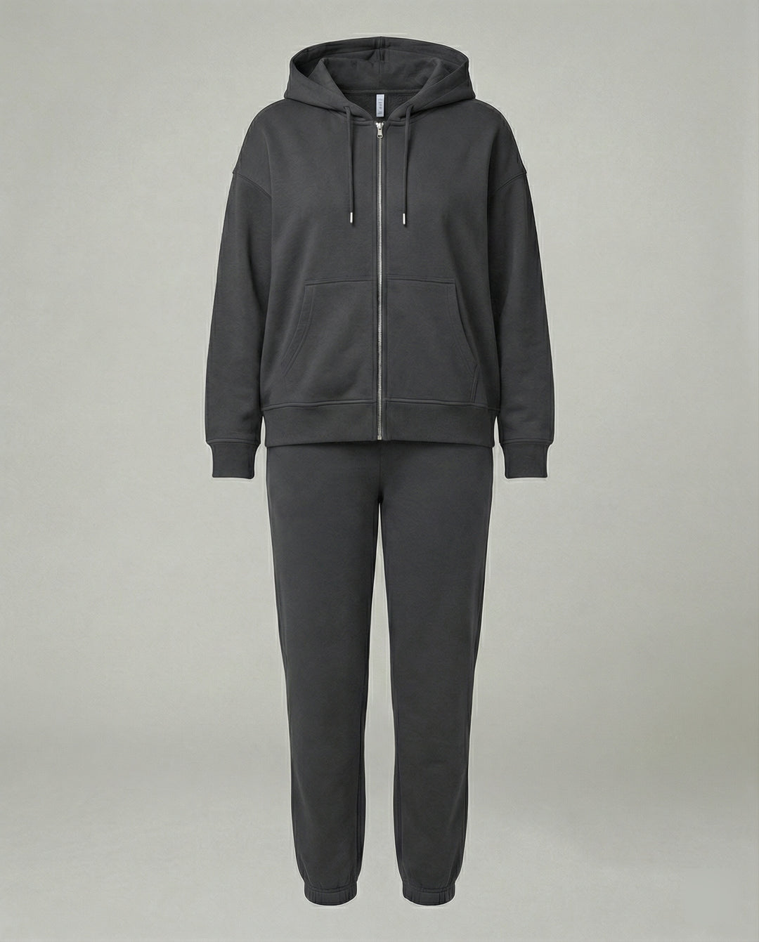 Damen Fleece Jogginganzug mit Kapuze EB
