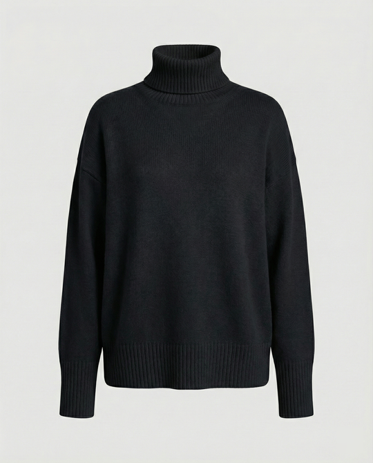 Damen kuscheliger Rollkragenpullover EB