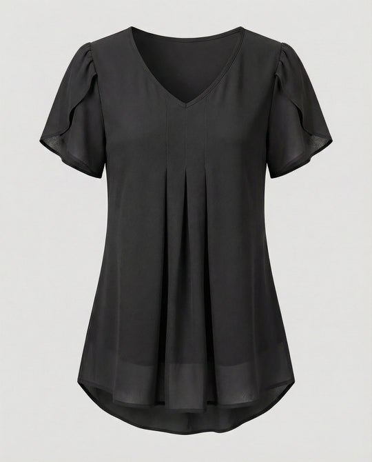 Tunika Bluse Damen mit Schmetterlingsärmeln