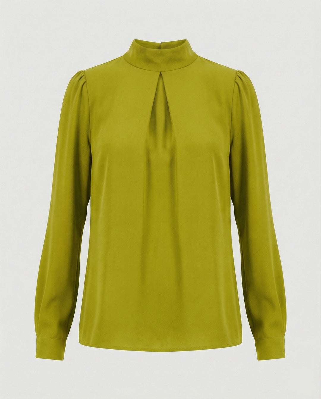 Damen elegante Bluse mit Stehkragen EB