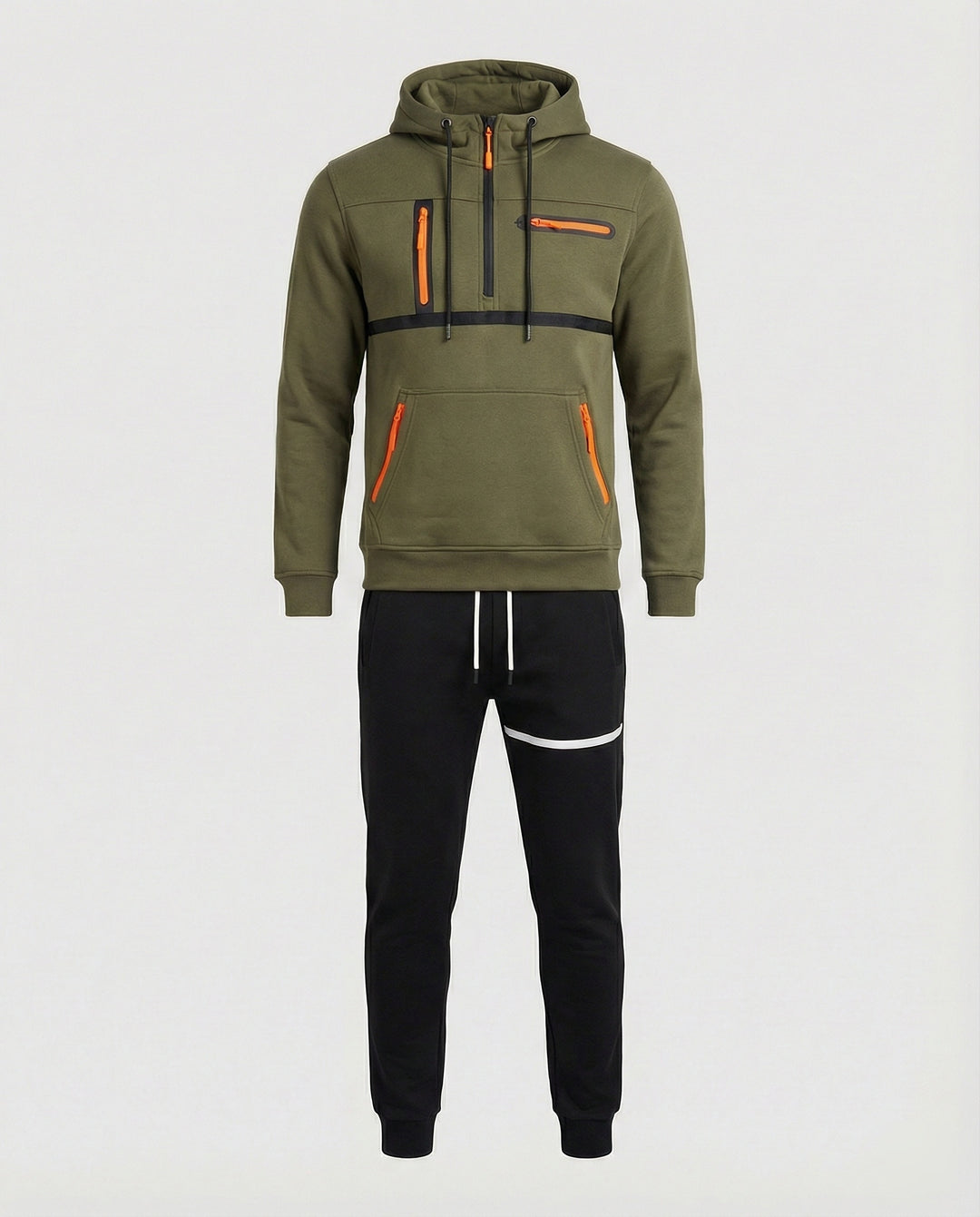 Herren sportliches Hoodie- und Jogginghosen-Set EB