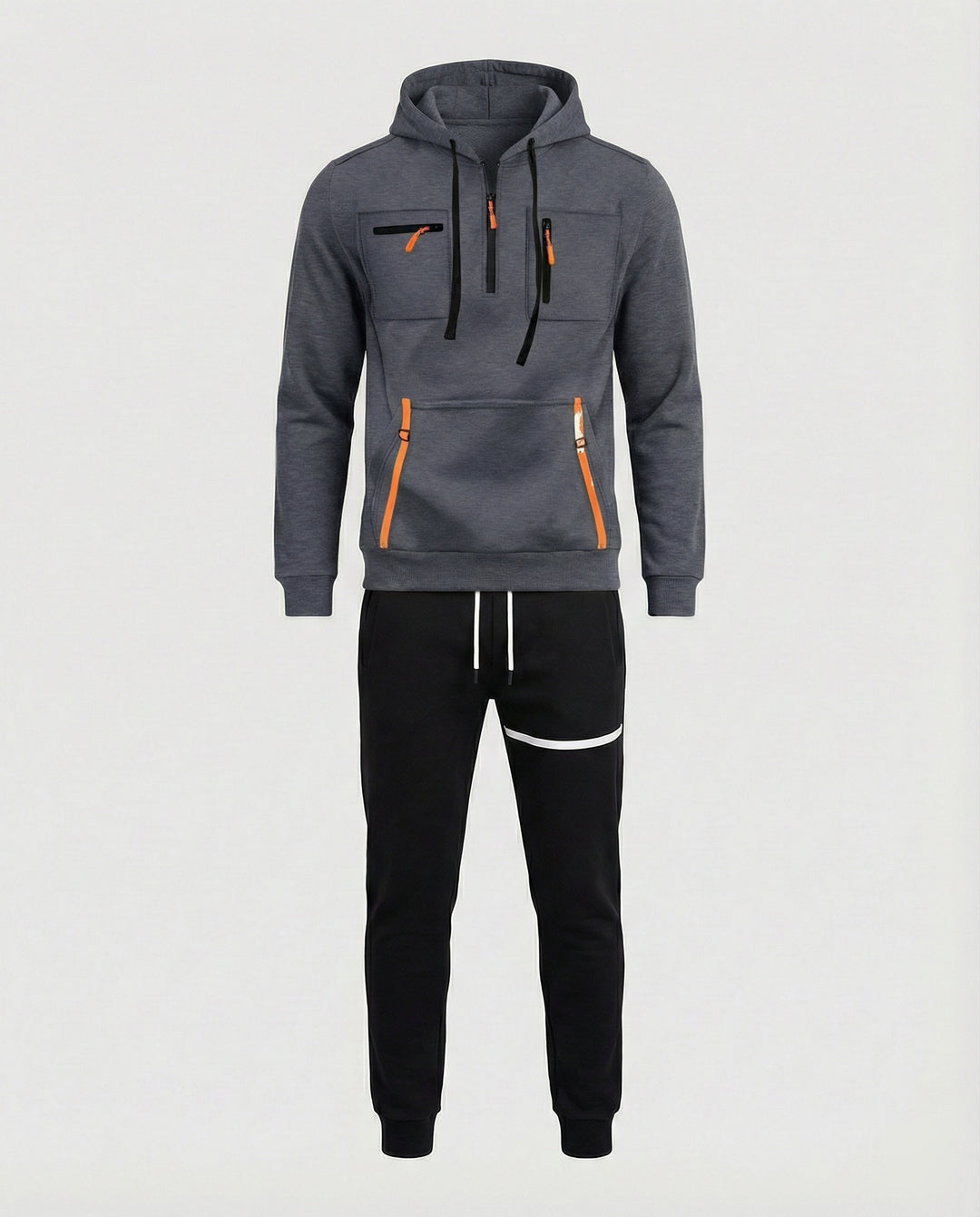 Herren sportliches Hoodie- und Jogginghosen-Set EB