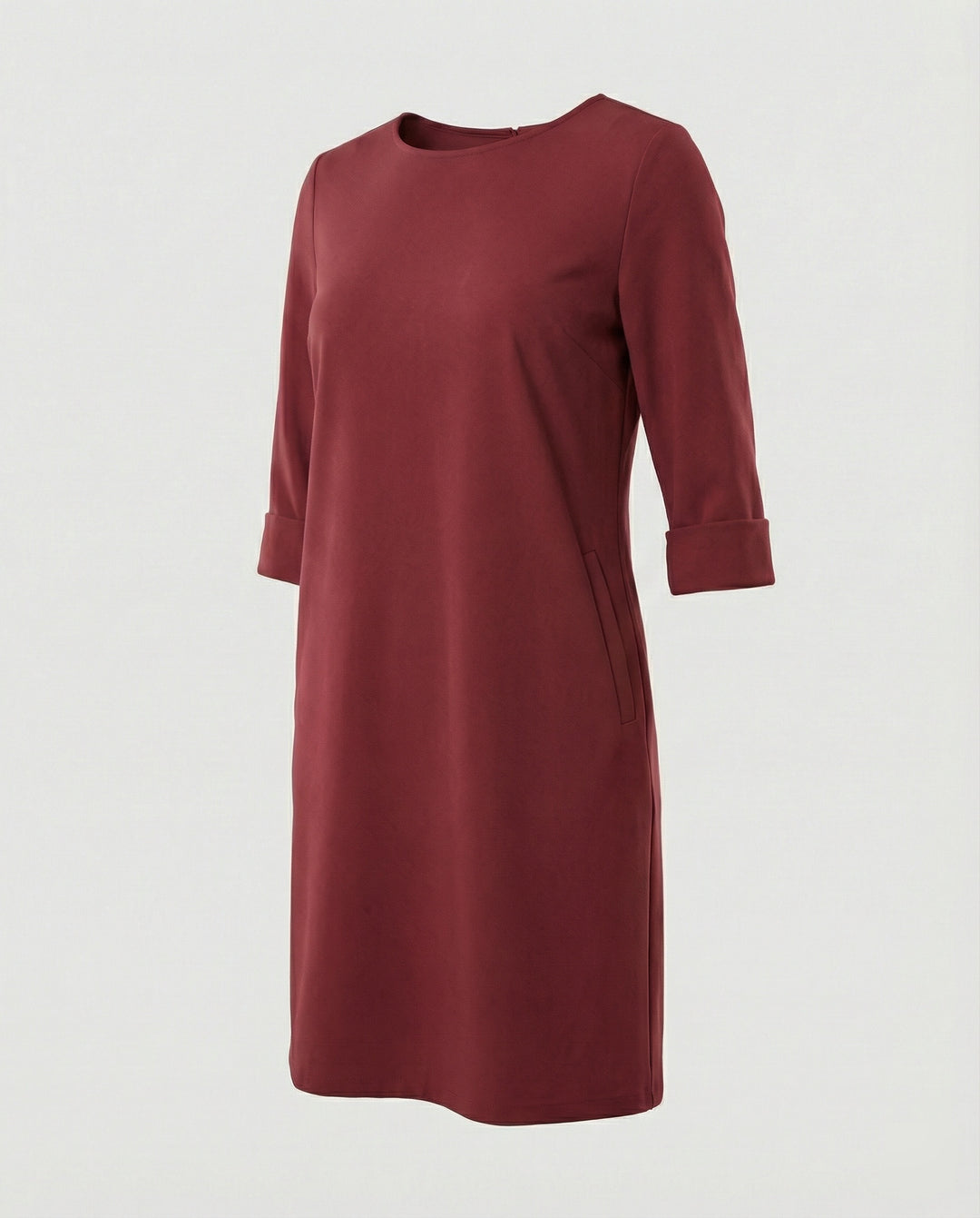Damen Elegantes Etuikleid mit Langen Ärmeln | EB