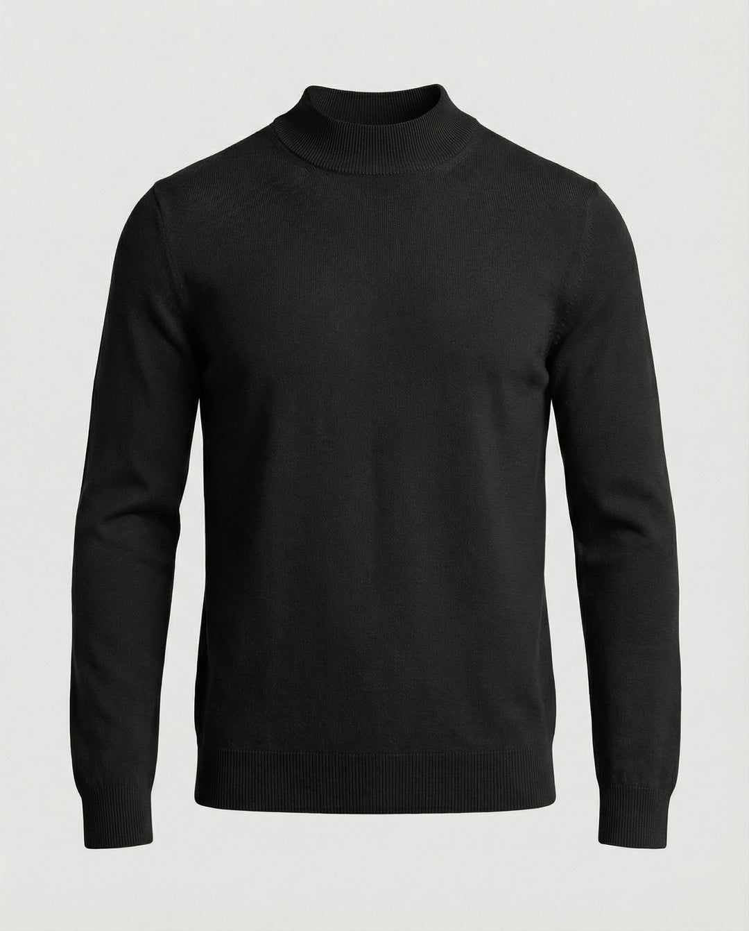 Herren Strickpullover mit Stehkragen
