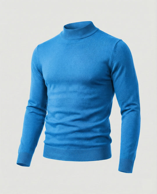 Herren eleganter Pullover mit Stehkragen EB