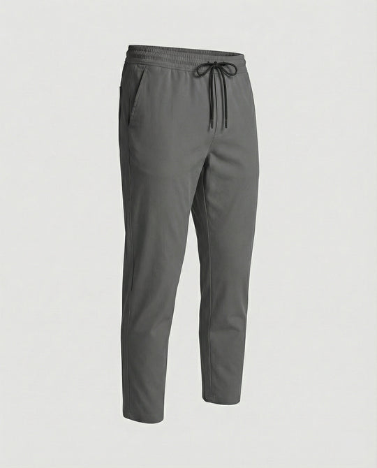 Herren leichte Freizeit-Hose mit verstellbarem Bund und modernen Seitentaschen EB
