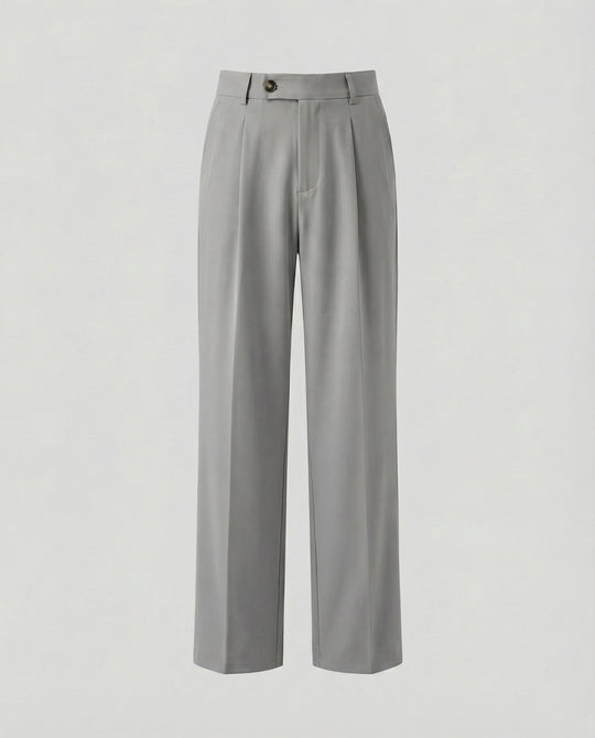 Freizeitkleidung Damen Bundfaltenhose Weit
