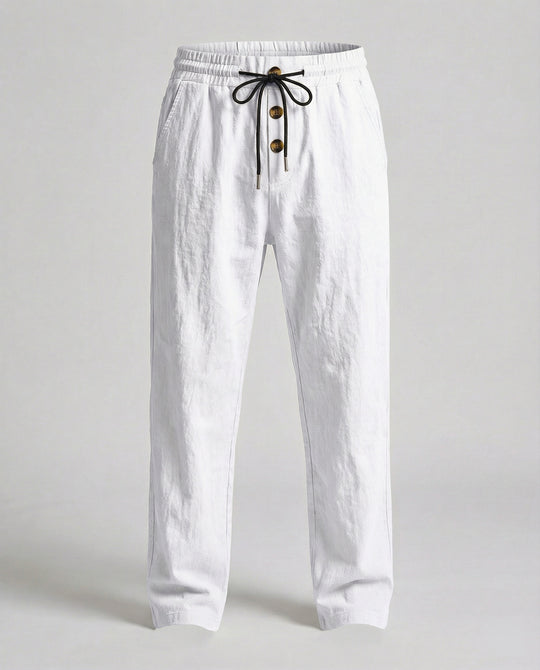 Herren Bequeme und luftige Freizeithose mit weitem Schnitt EB