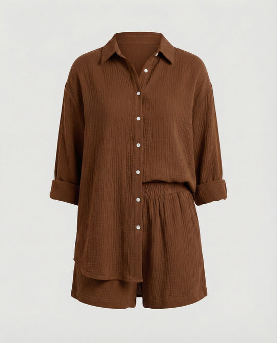 Oversized Langarmbluse Damen