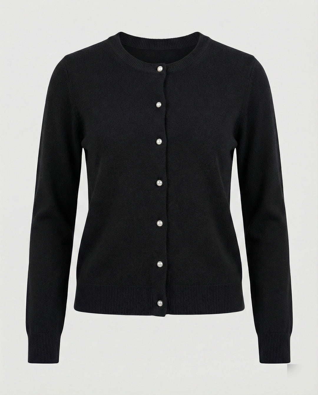 Damen Feinstrick Cardigan mit Knopfleiste und weichem Material EB