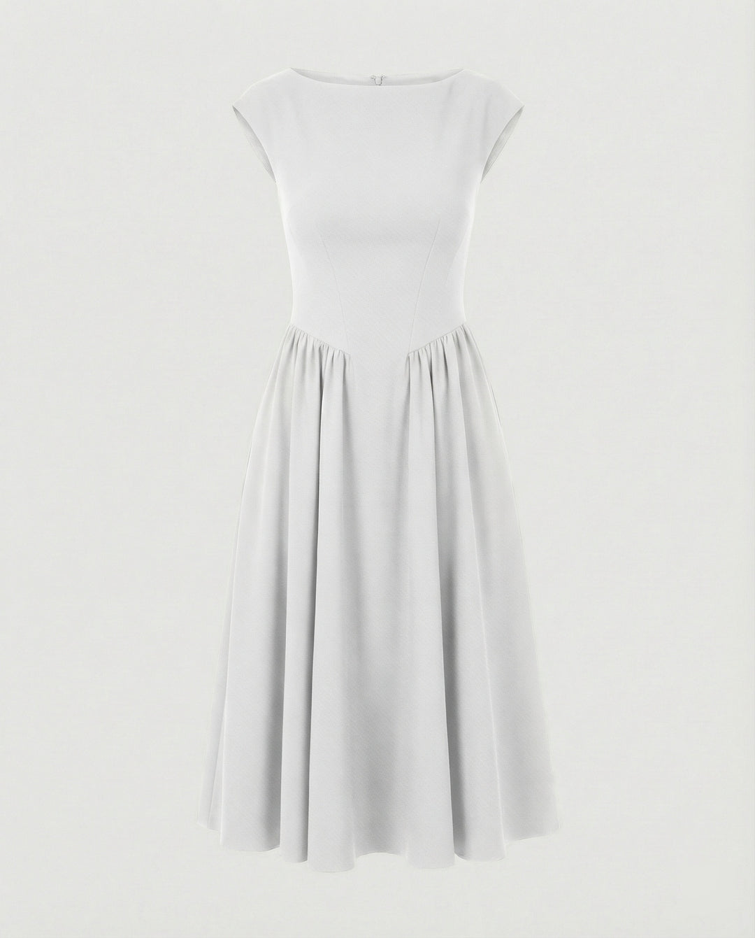 Damen Midikleid mit Tellerrock