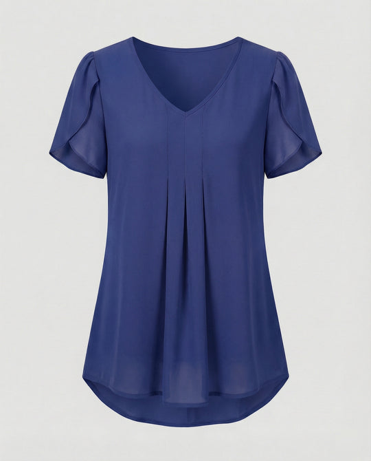 Tunika Bluse Damen mit Schmetterlingsärmeln