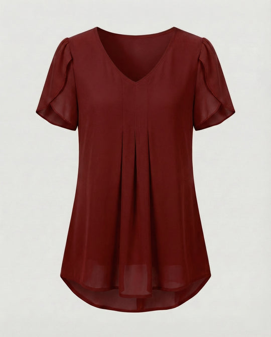 Tunika Bluse Damen mit Schmetterlingsärmeln