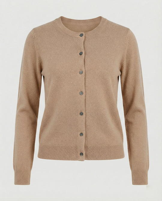 Damen Feinstrick Cardigan mit Knopfleiste und weichem Material EB