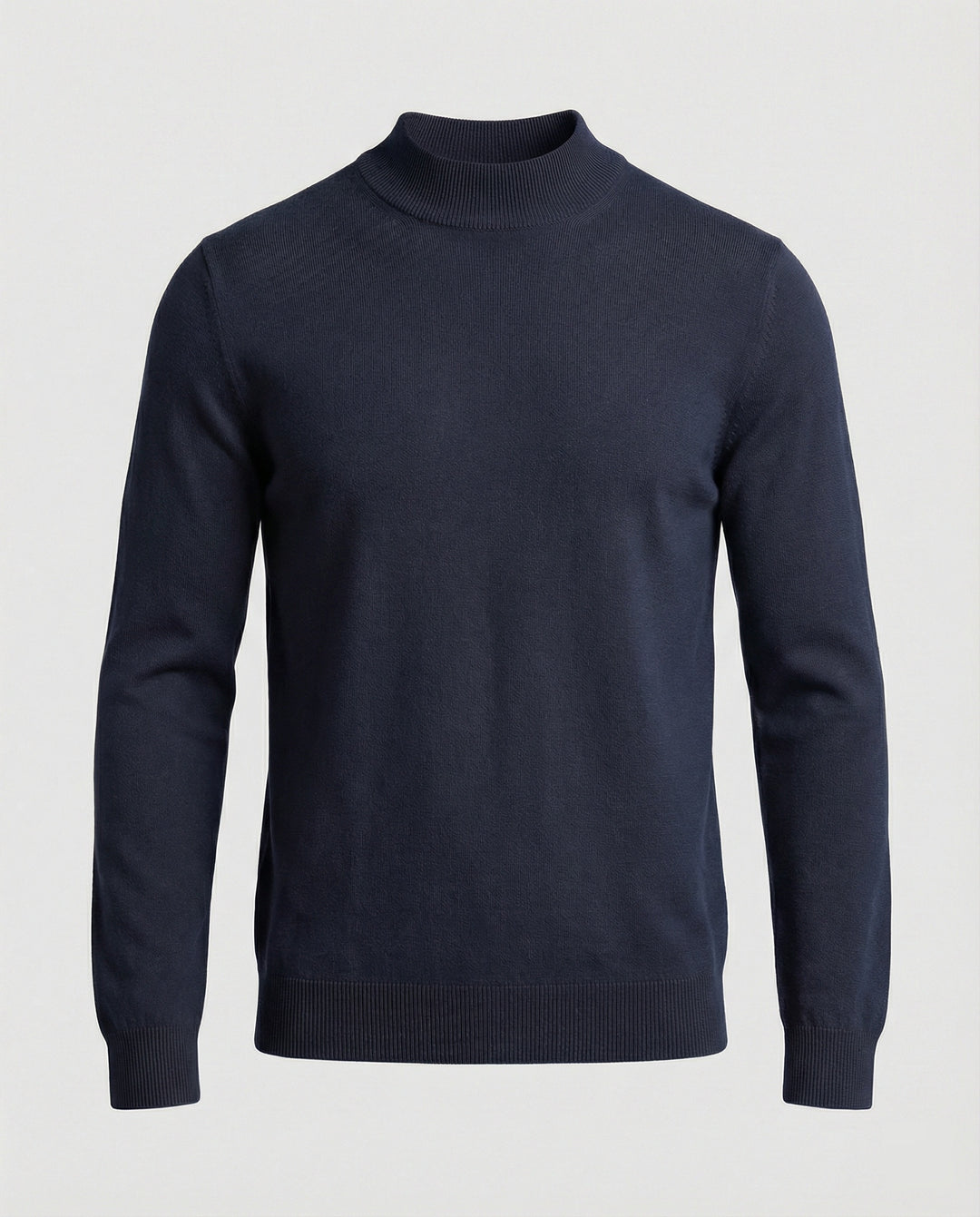 Herren Strickpullover mit Stehkragen