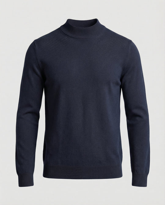 Herren Strickpullover mit Stehkragen