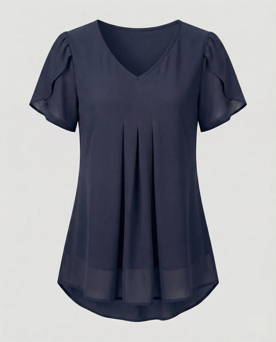 Tunika Bluse Damen mit Schmetterlingsärmeln
