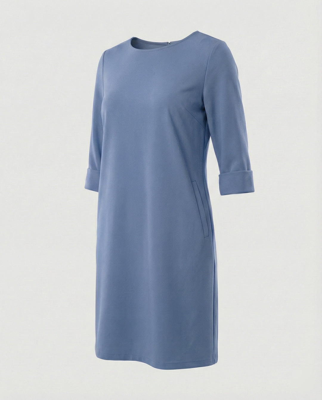 Damen Elegantes Etuikleid mit Langen Ärmeln | EB