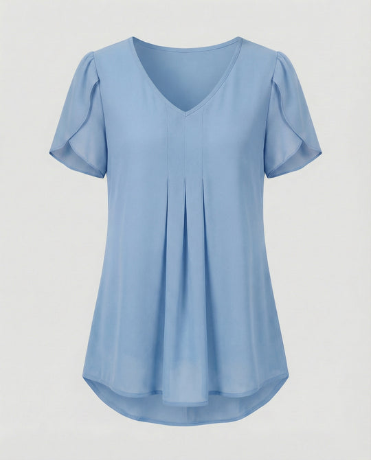 Tunika Bluse Damen mit Schmetterlingsärmeln