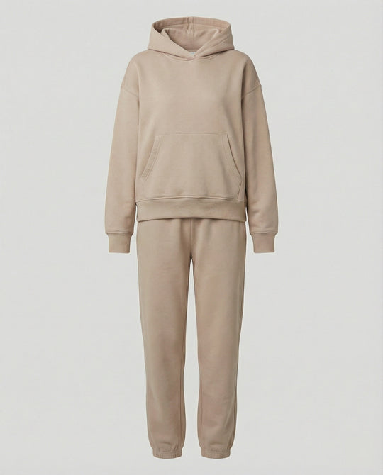 EB | Run Kapuzenpullover und Cropped Hose Zwei Teile Satz