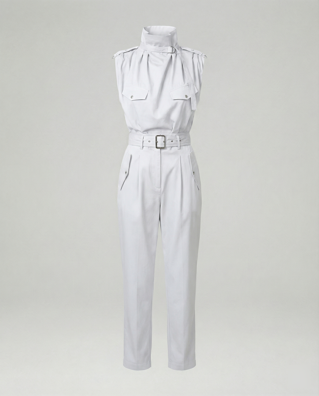 EB | Damen Stylischer Moderner Jumpsuit Ärmellos
