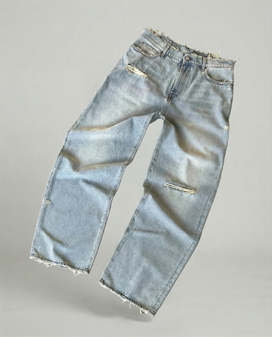 Denim Baggy Jeans mit Weiter Passform & Lässigem Stil | EB