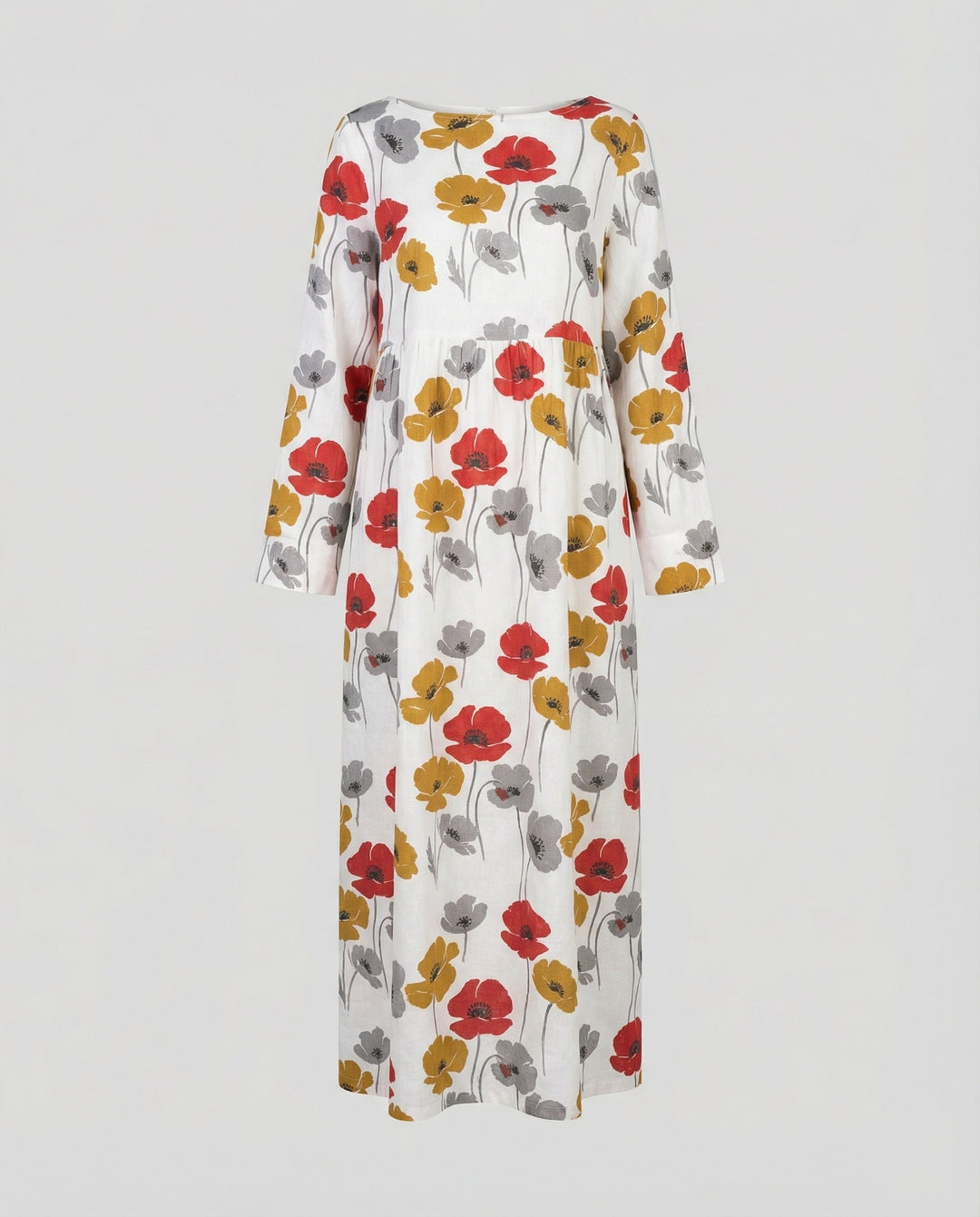 Damen Maxikleid floral mit Taschen