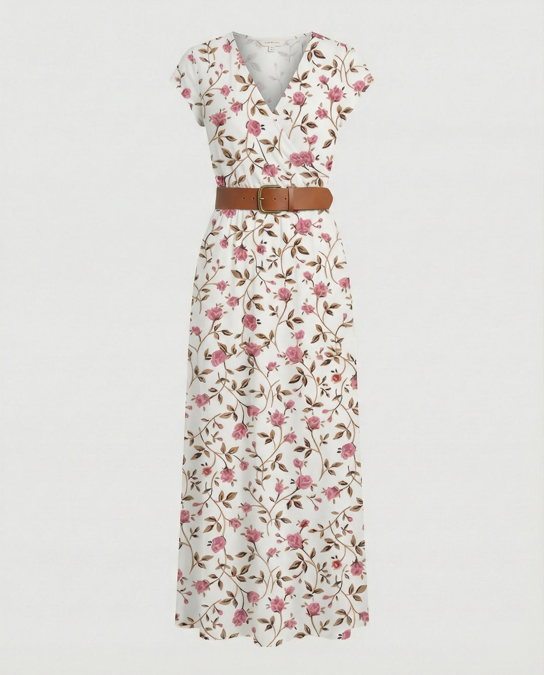 Boho Langes Maxikleid mit Blumenmuster für Sommer & Urlaub | EB