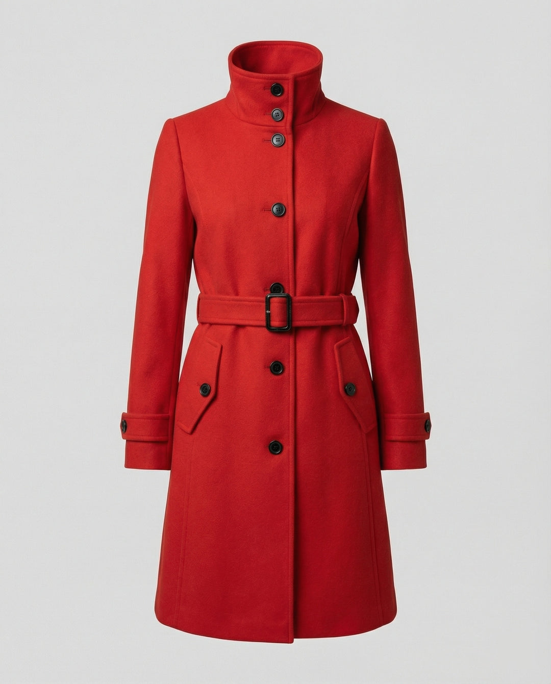 EB | Lange Warme Trench Mantel - Winter