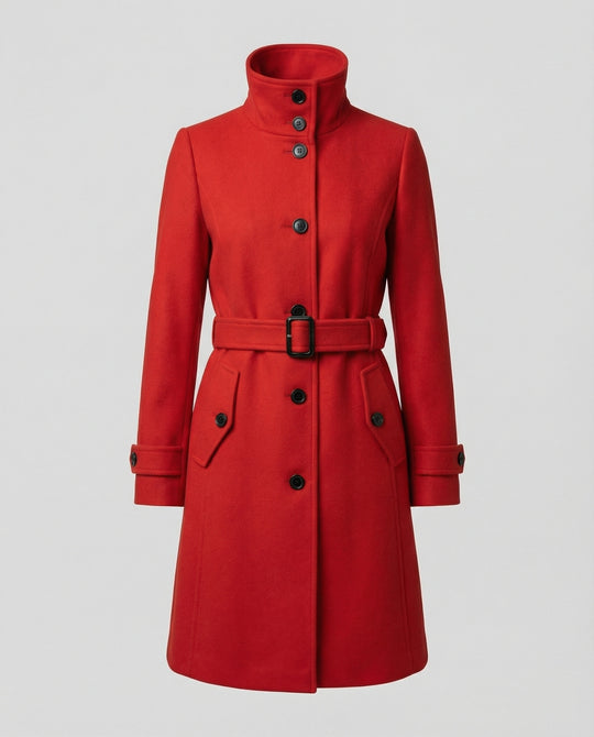 EB | Lange Warme Trench Mantel - Winter