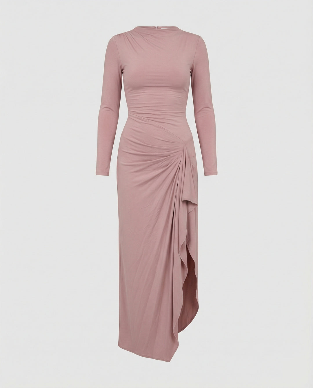 Damen Wickel-Abendkleid lang mit Schlitz