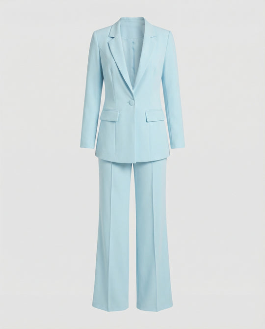EB | Stilvolles Set Bestehend Aus Edlem Blazer und Eleganter Hose