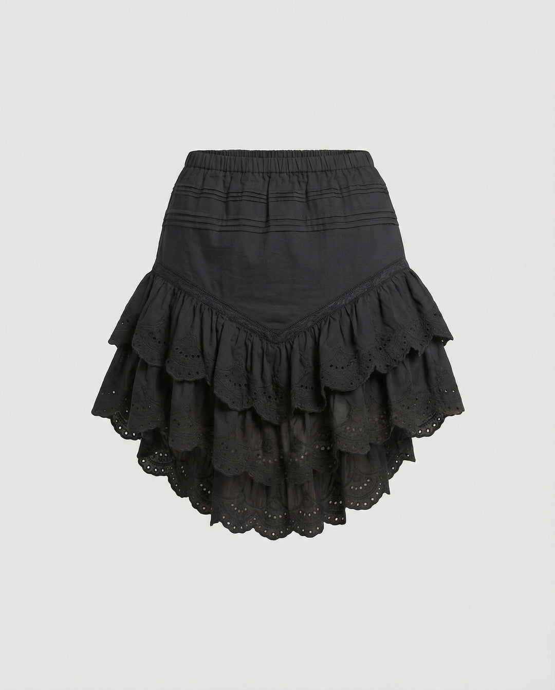 Freizeitkleidung Damen Volant Minirock