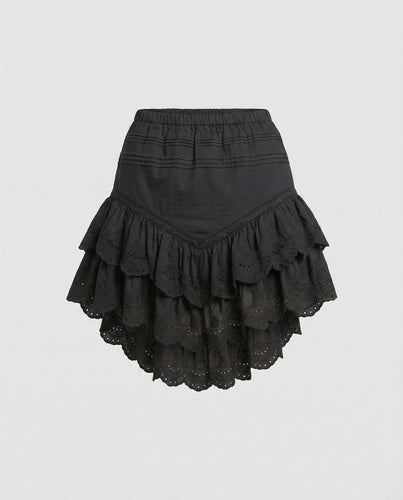 Freizeitkleidung Damen Volant Minirock
