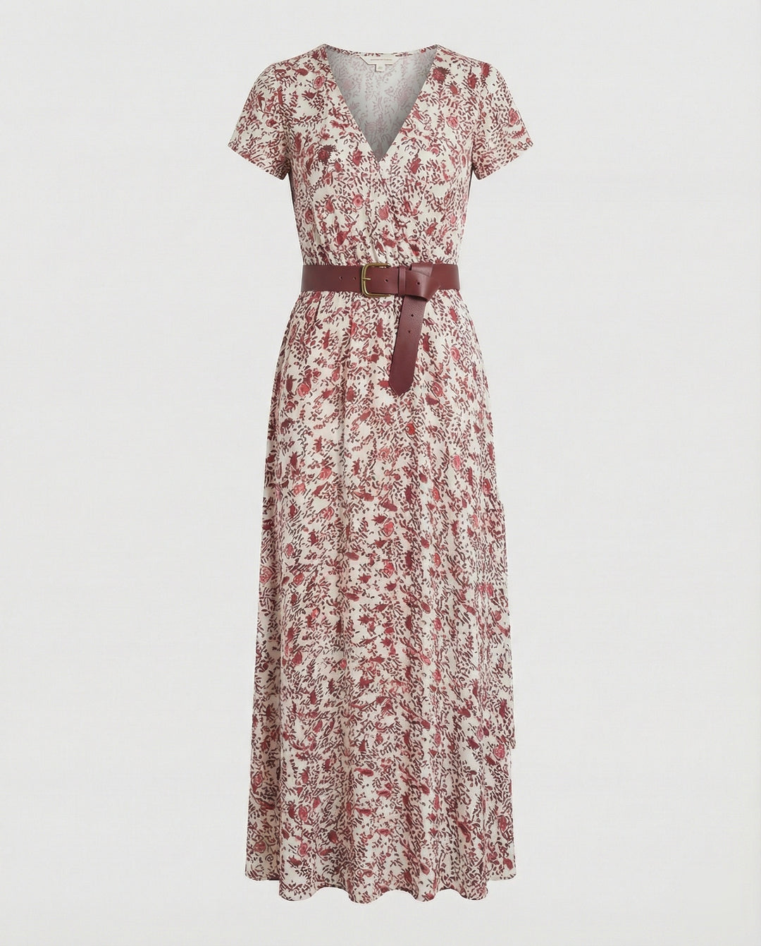 Boho Langes Maxikleid mit Blumenmuster für Sommer & Urlaub | EB